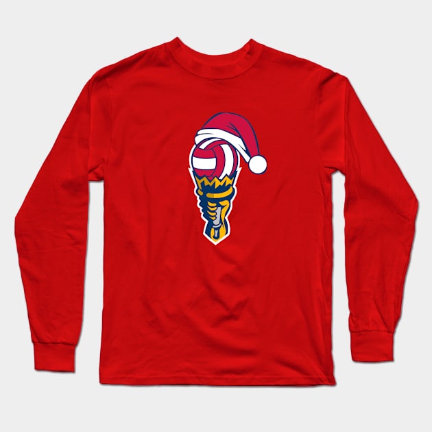 Xmas Logo Long Sleeve T-Shirt by metro volleyball events